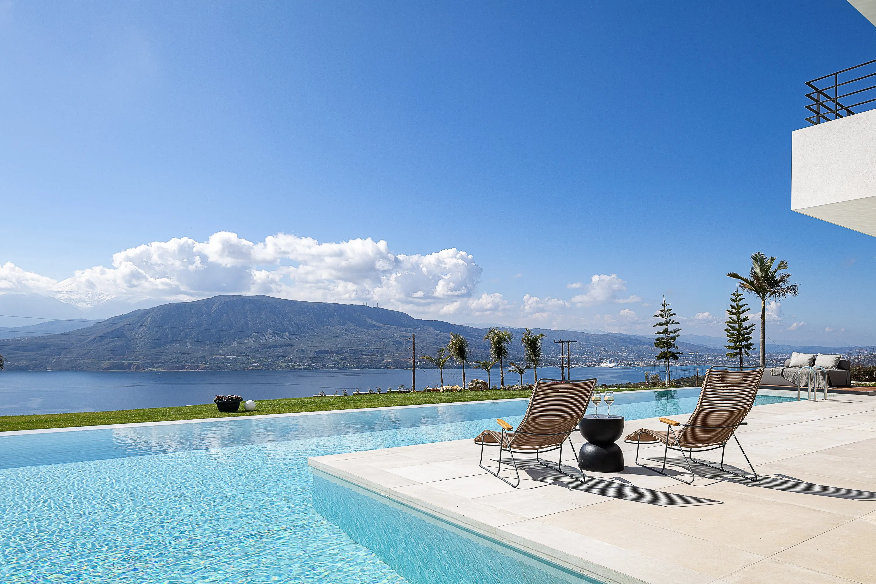 Breathtaking, unobstructed views from every corner of the villa