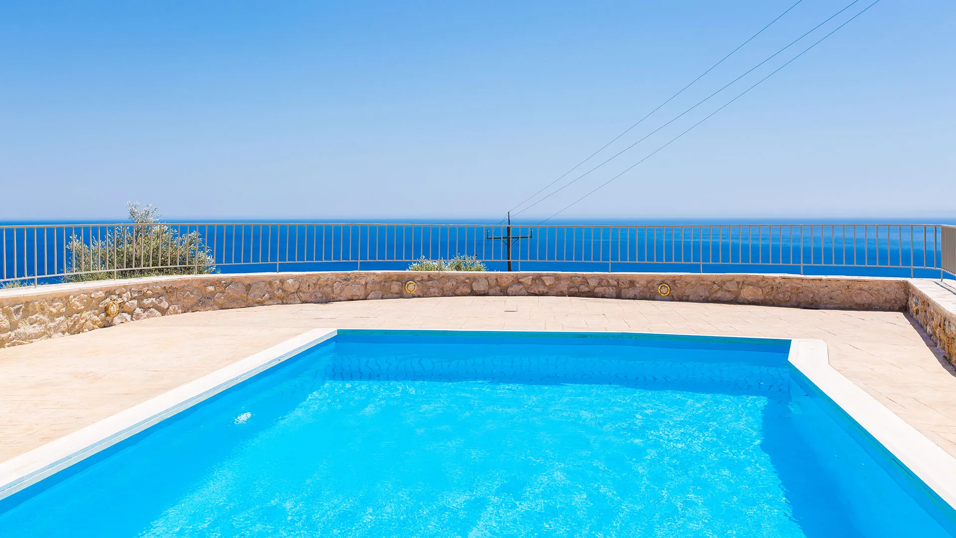 Spectacular view of the Libyan sea