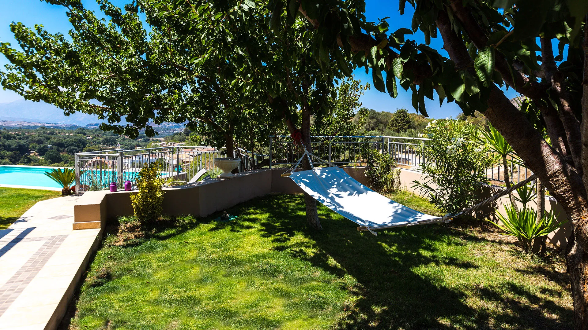 Total quietness & relaxation in our hammock under the trees..