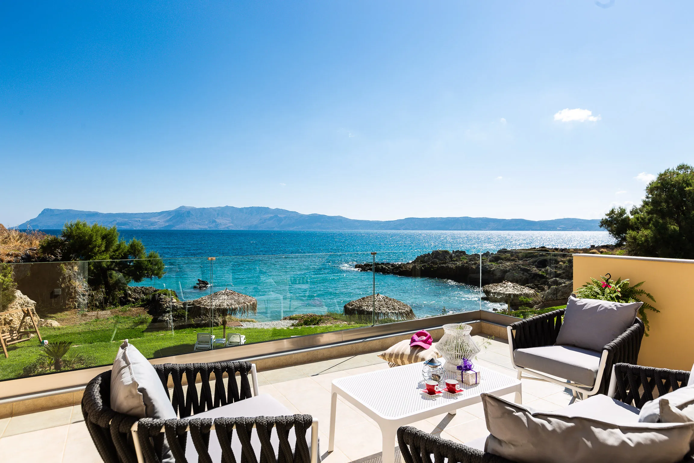 Amazing sea views from the balconies!