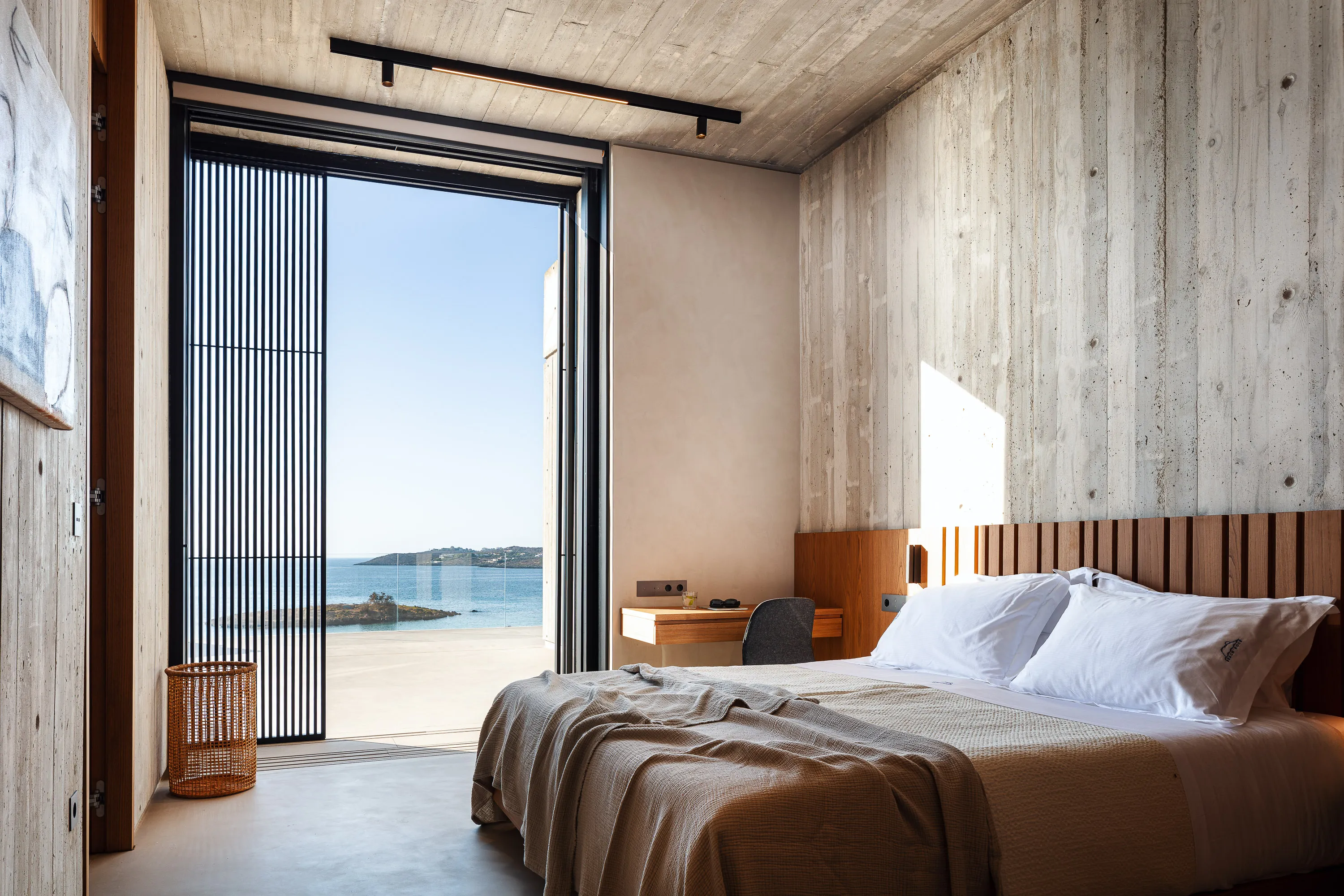 The first bedroom features a king-size bed which can be formed into two twin-size beds upon request
