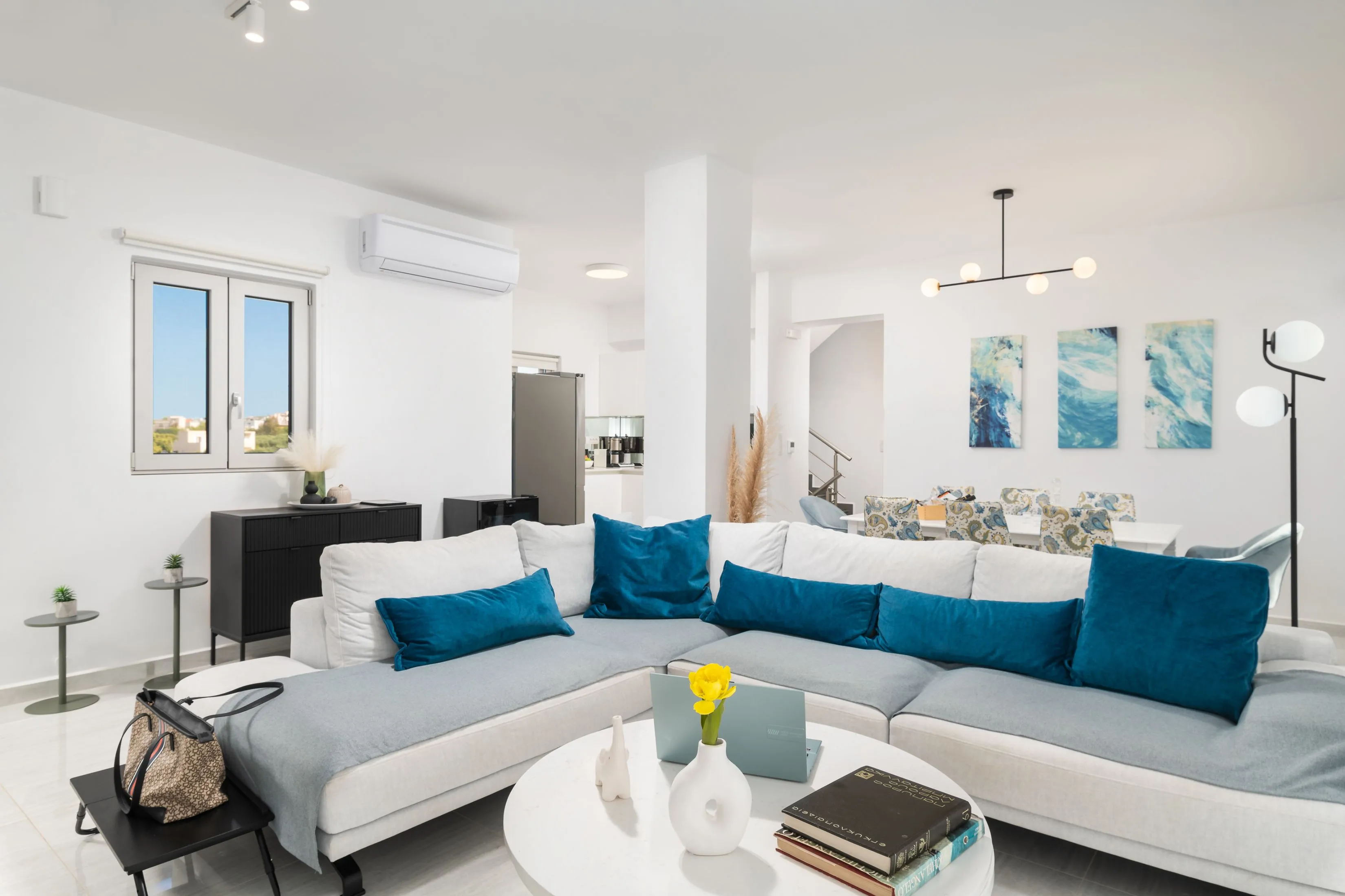 Our living room offers entertainment at your fingertips.