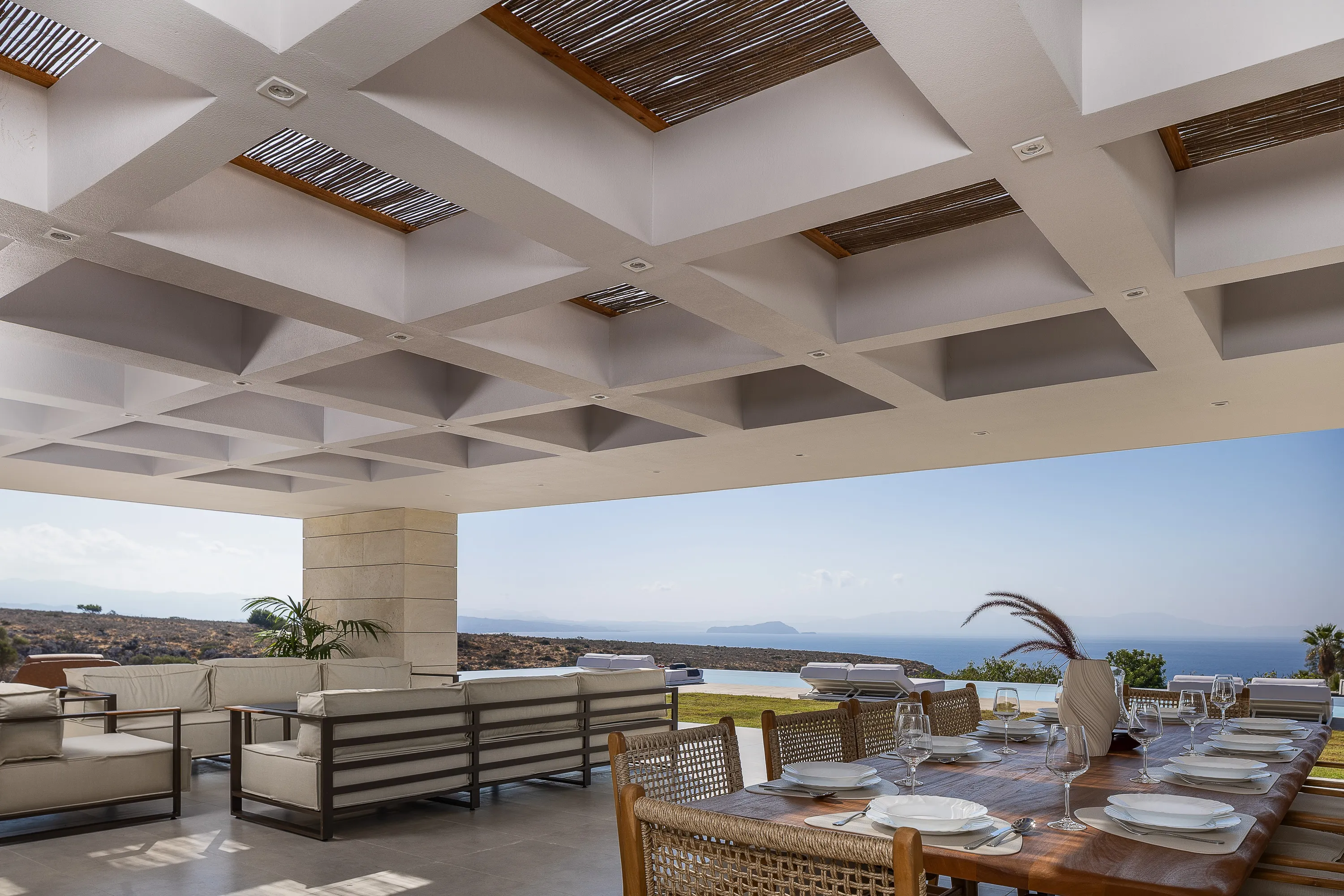 Outdoor sitting area for the whole group