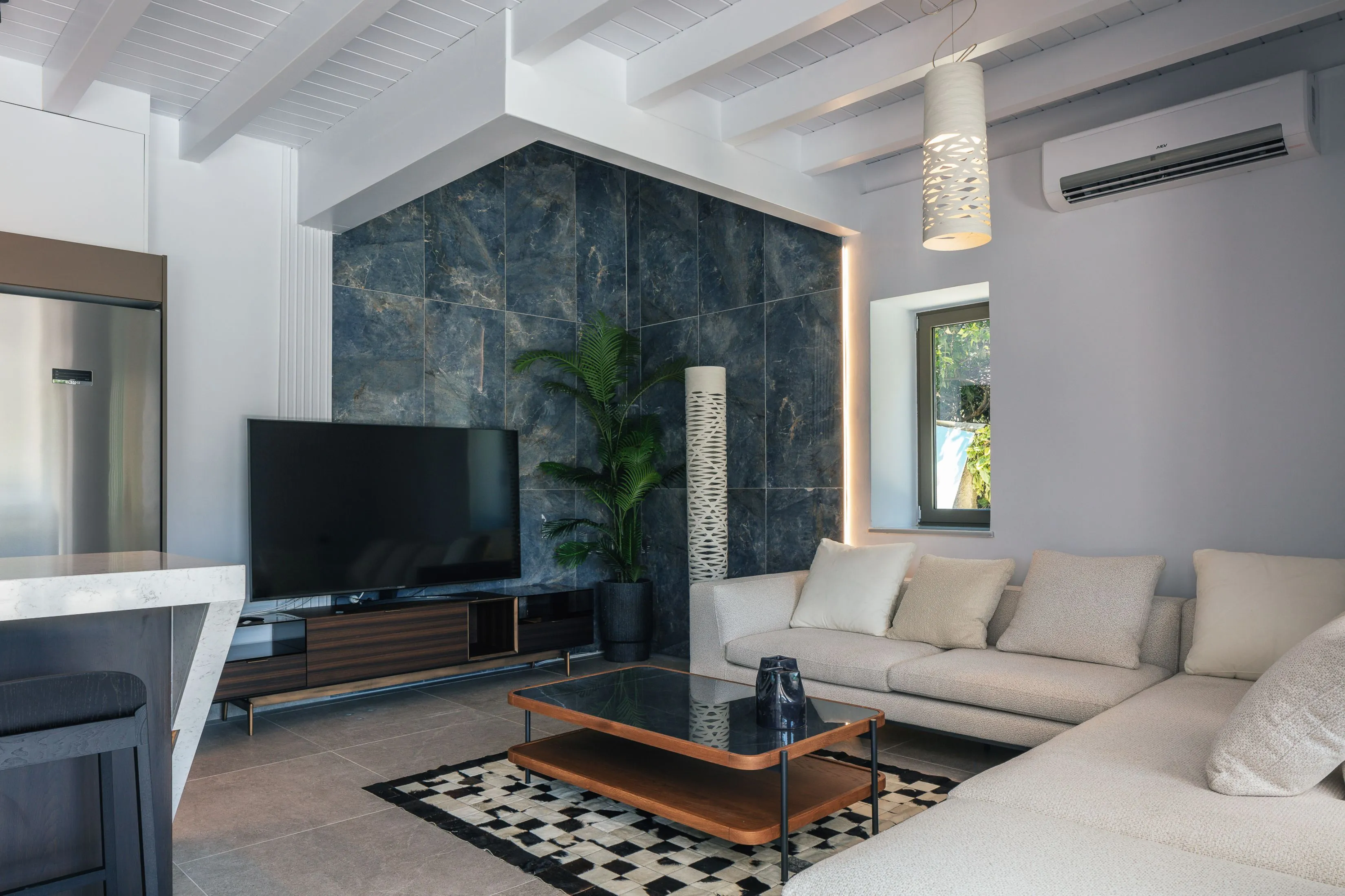 Lower floor living room!