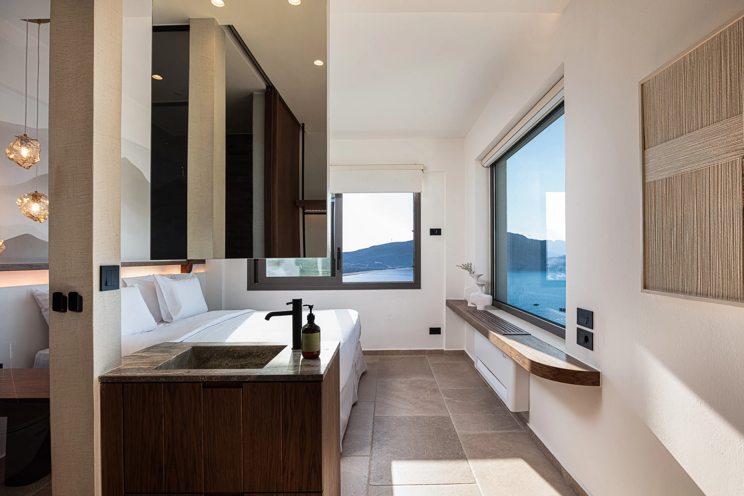 Bedroom with ensuite bathroom