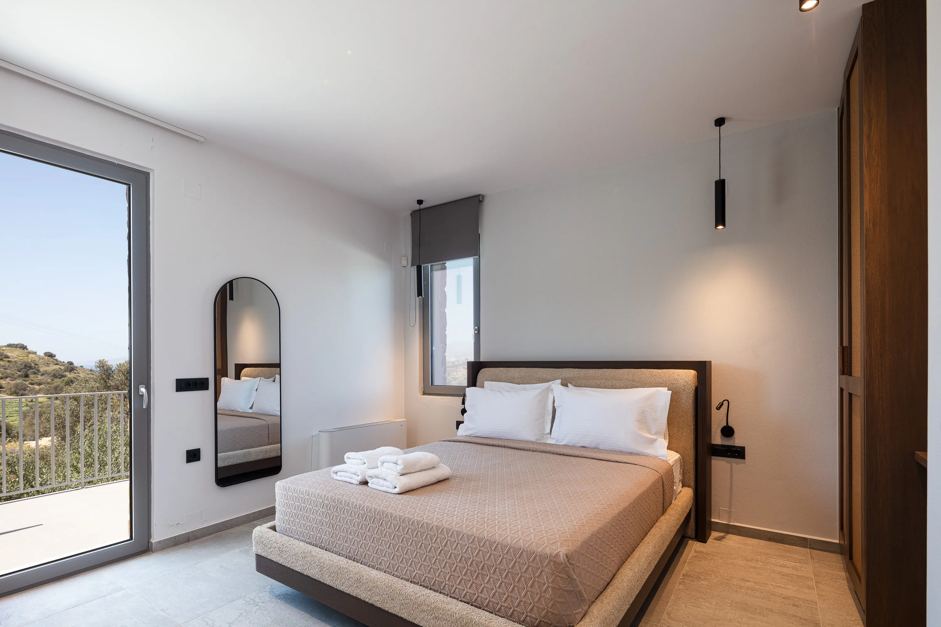Master bedroom with an en-suite bathroom, located on the ground floor