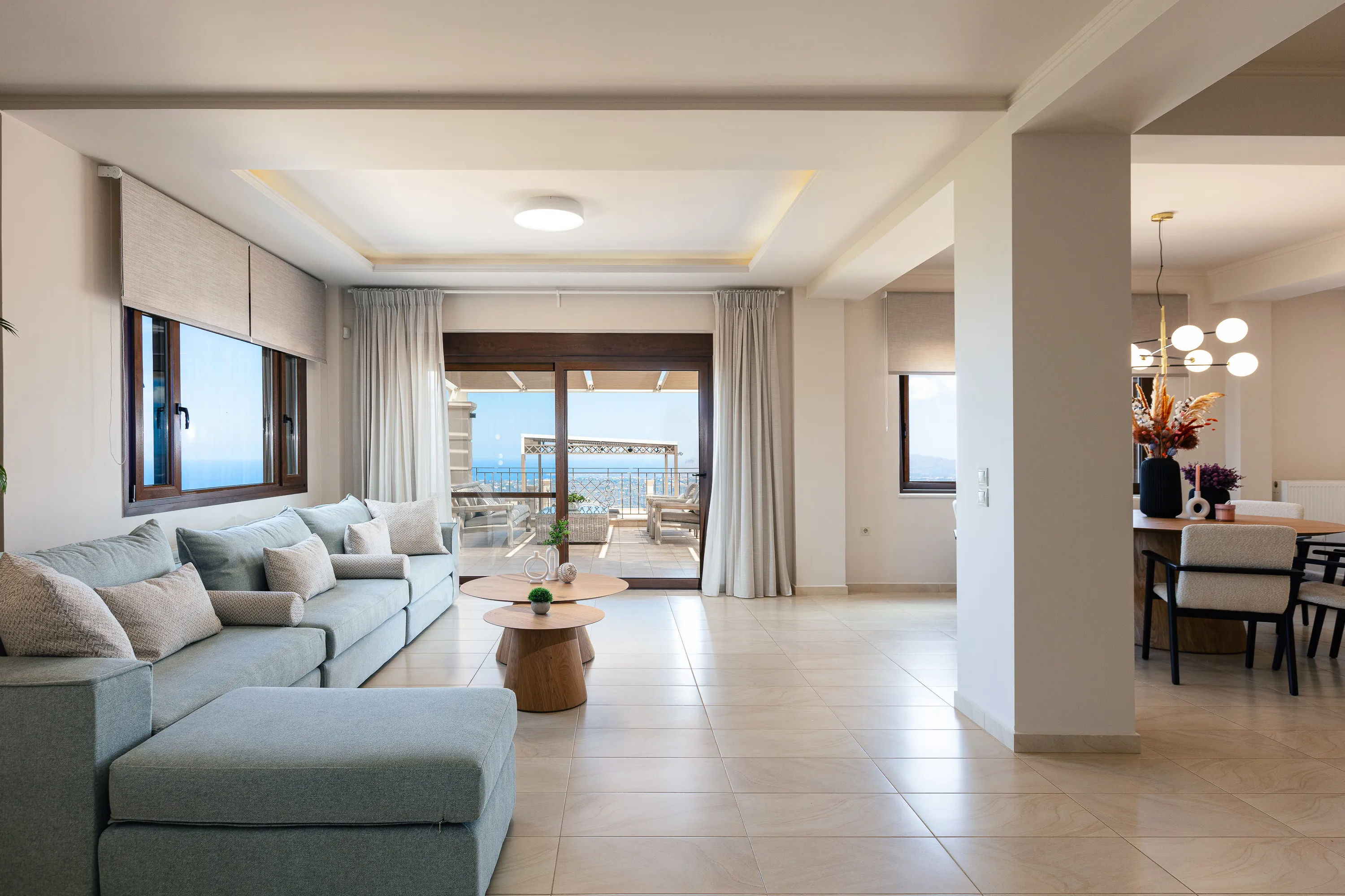 The Villa spreads in 3 levels and can accommodate up to 12 guests!