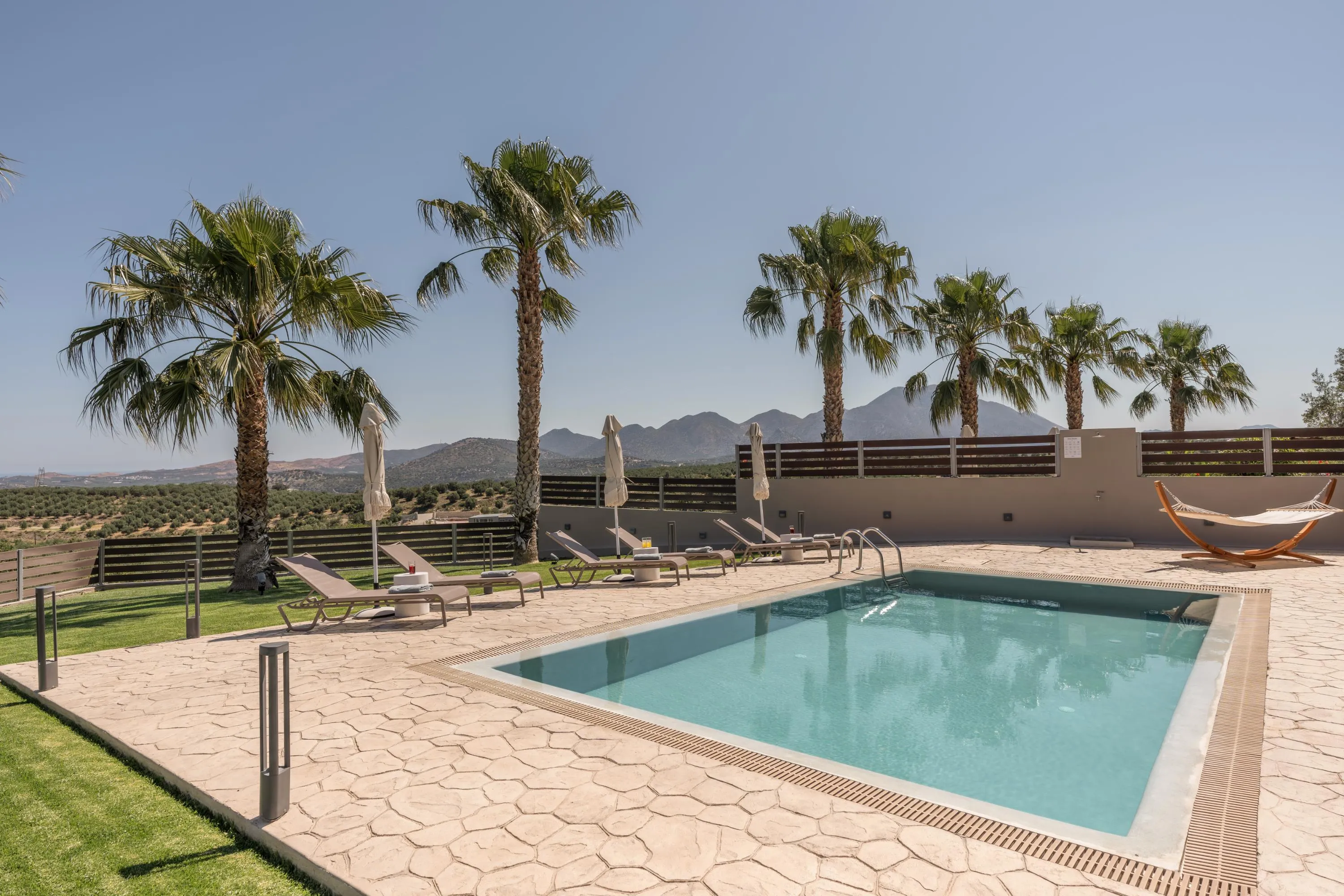 Spacious pool area for ultimate relaxation.