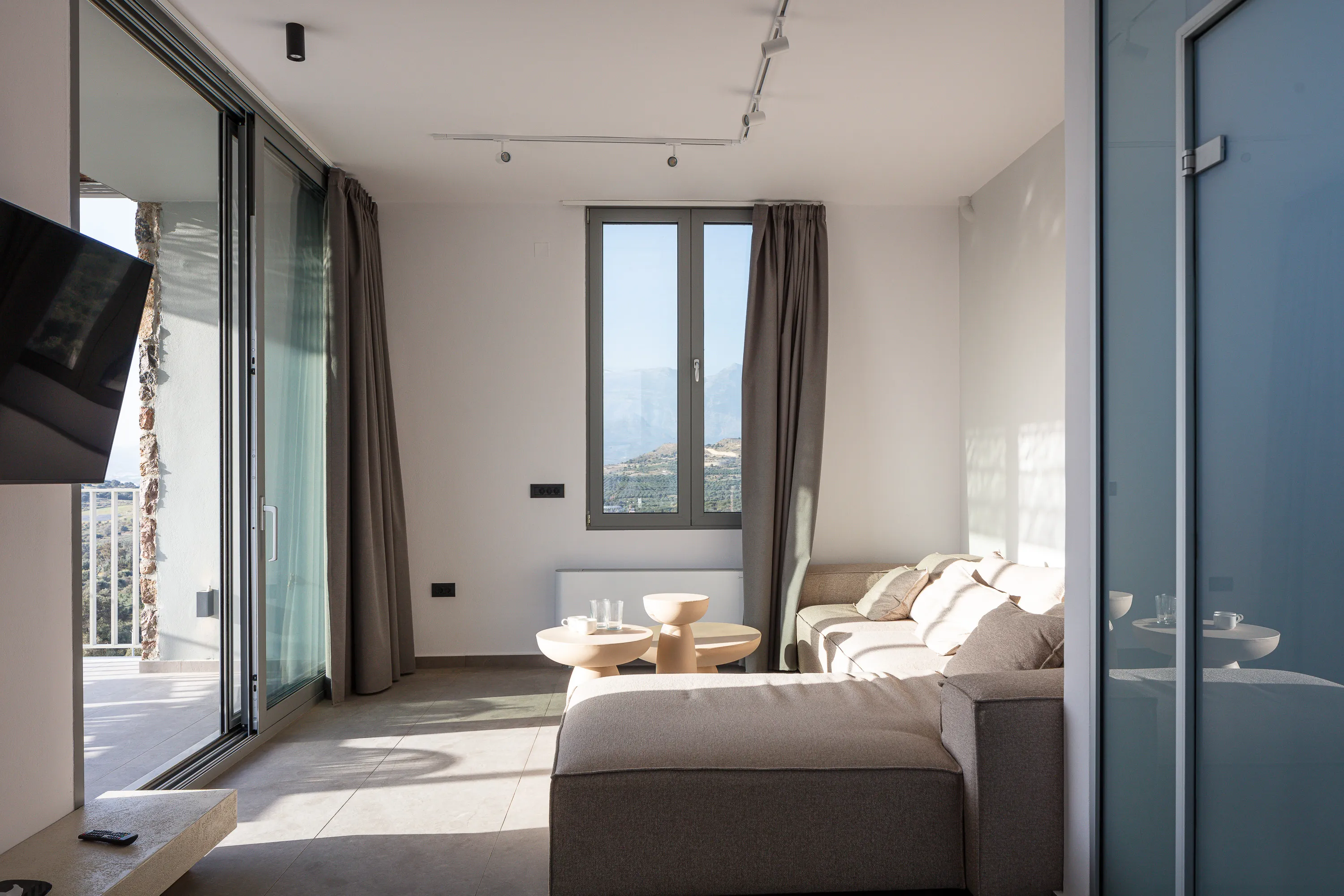 The living room area is located on the first floor