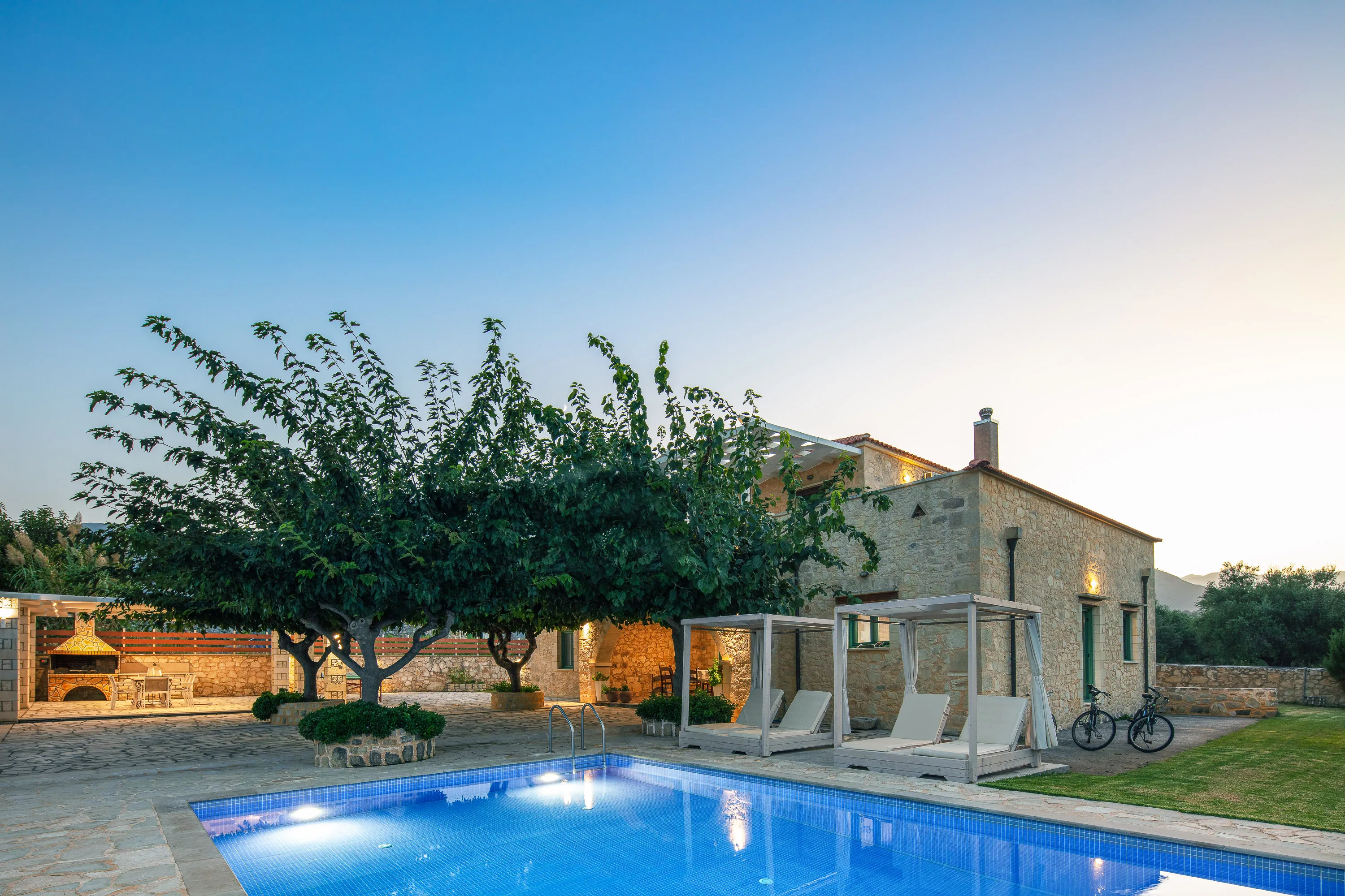 Stone made villa located within a walking distance to the sandy beach!