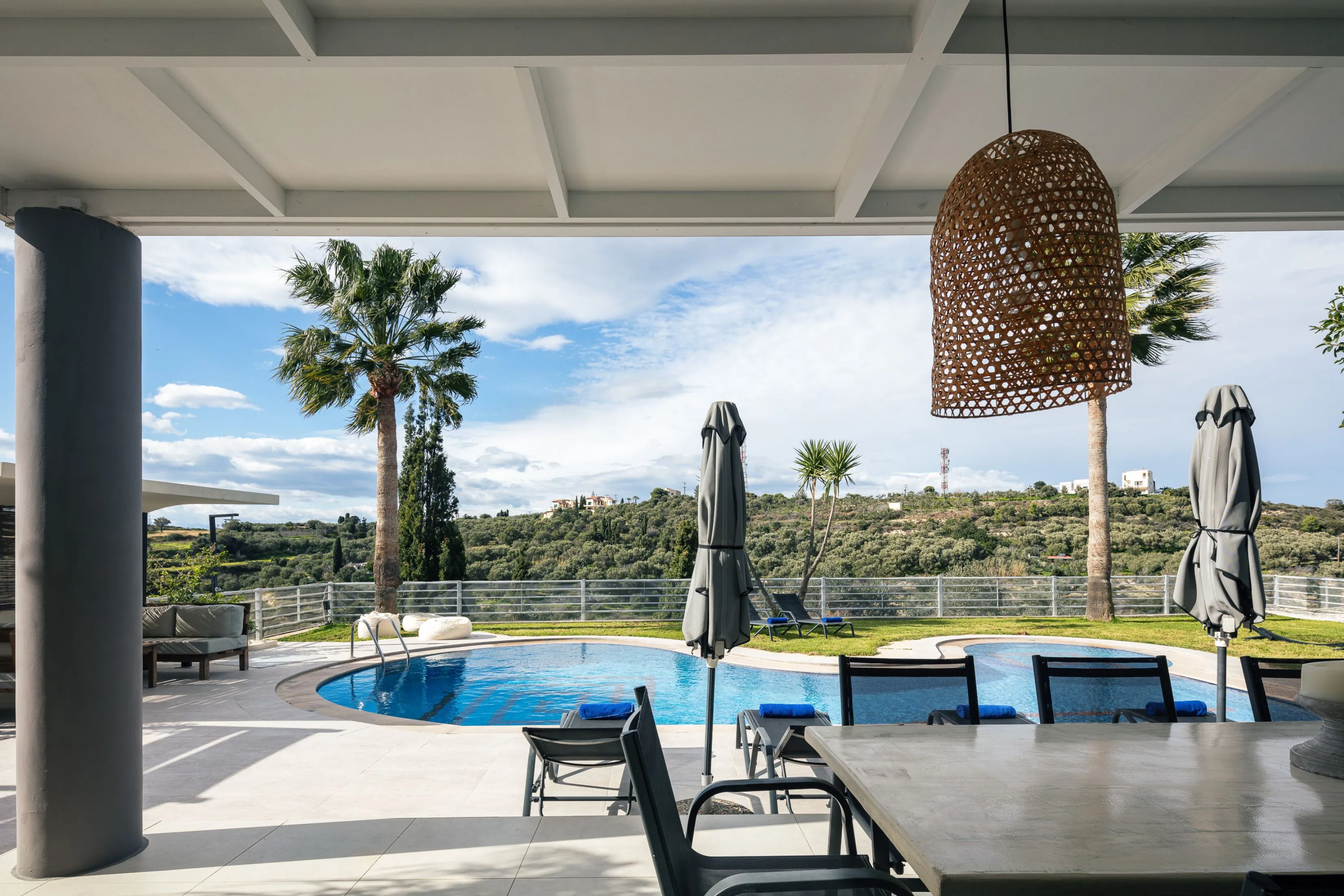 The pool can also be heated upon request with a daily charge